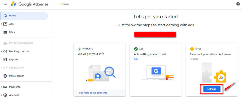 how to apply for google adsense - connect your site